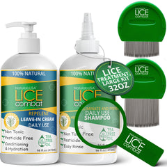 NatulabUSA leave-in cream pump offers easy daily protection against reinfestation.