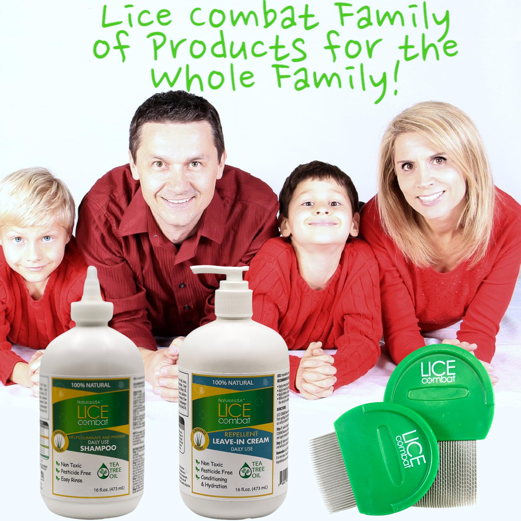 NatulabUSA packaging conveys value with generous bottle sizes for multiple treatments.