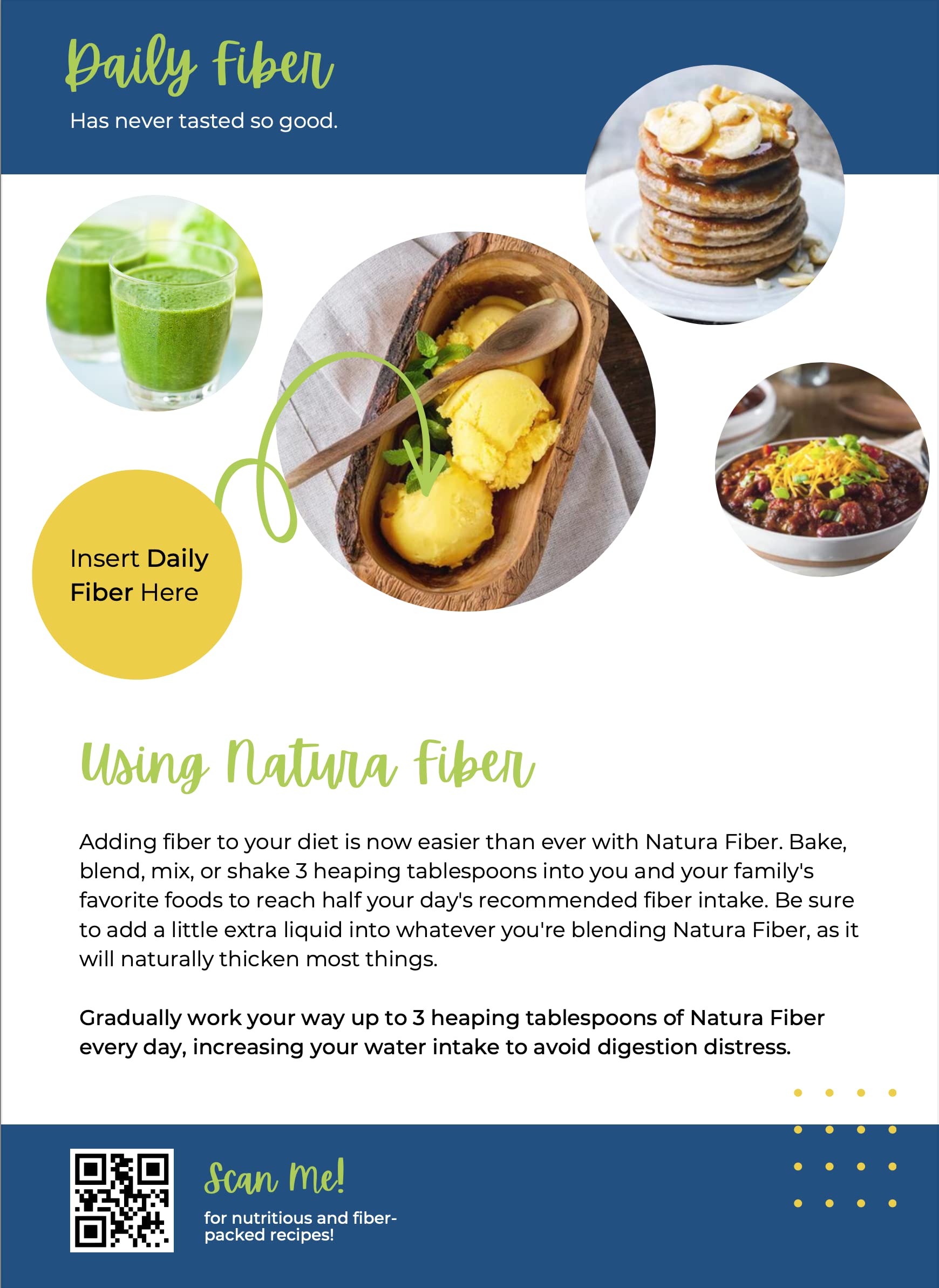 Natura Fiber bottle pour demonstrates easy, mess-free serving in a glass.