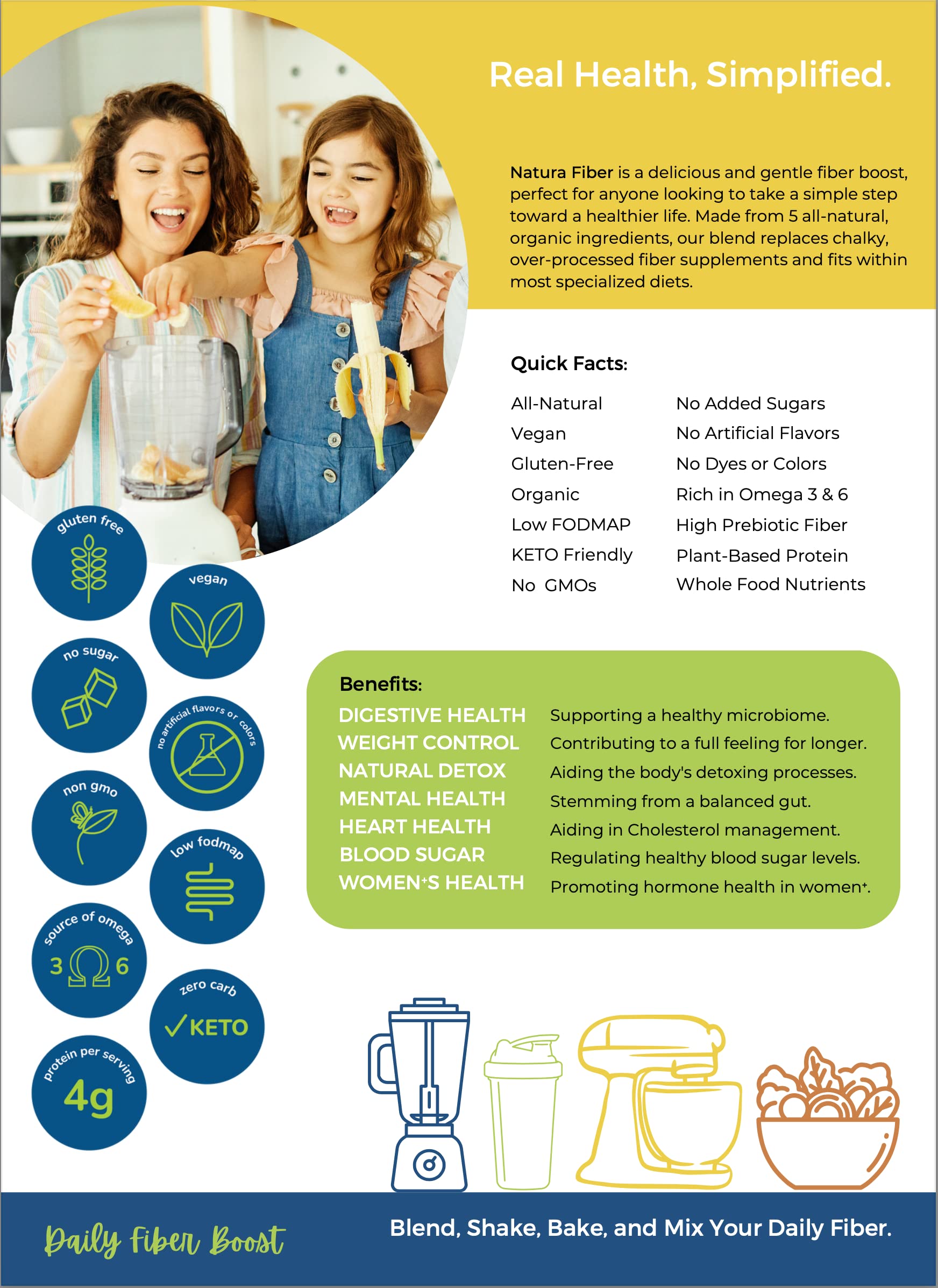 Natura Fiber burdock root blend adds earthy fiber support to meals.
