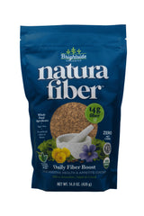 Natura Fiber ground flaxseed powder for a convenient fiber boost in daily routines.