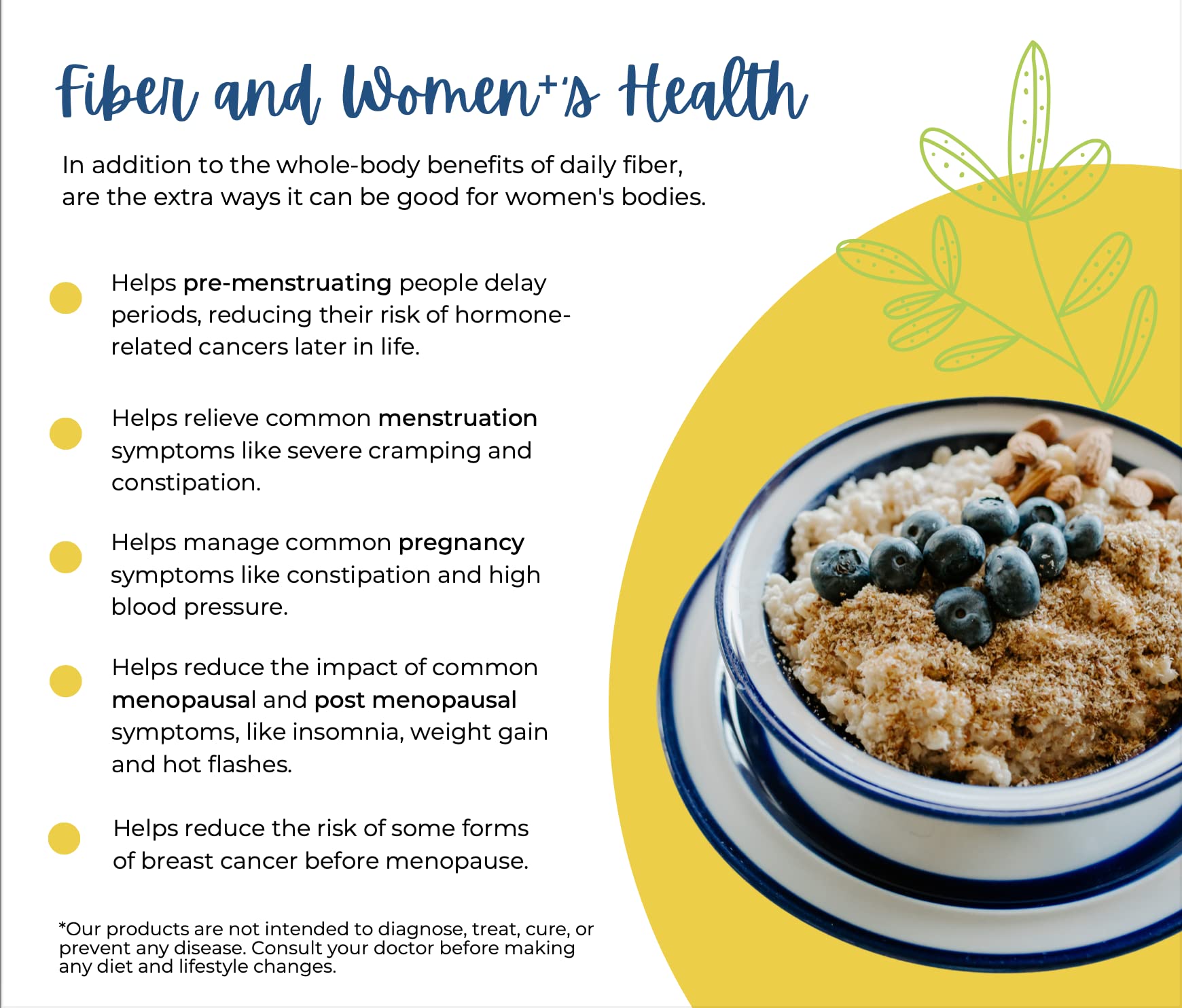 Natura Fiber ready-to-make smoothie mix suitable for versatile daily use.
