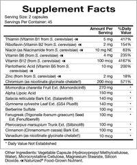 Closeup of IG Sensitizer capsules highlighting berberine complex for metabolic support