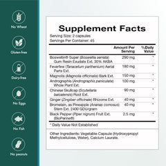 Boswellia serrata component featured in InflamAway formula