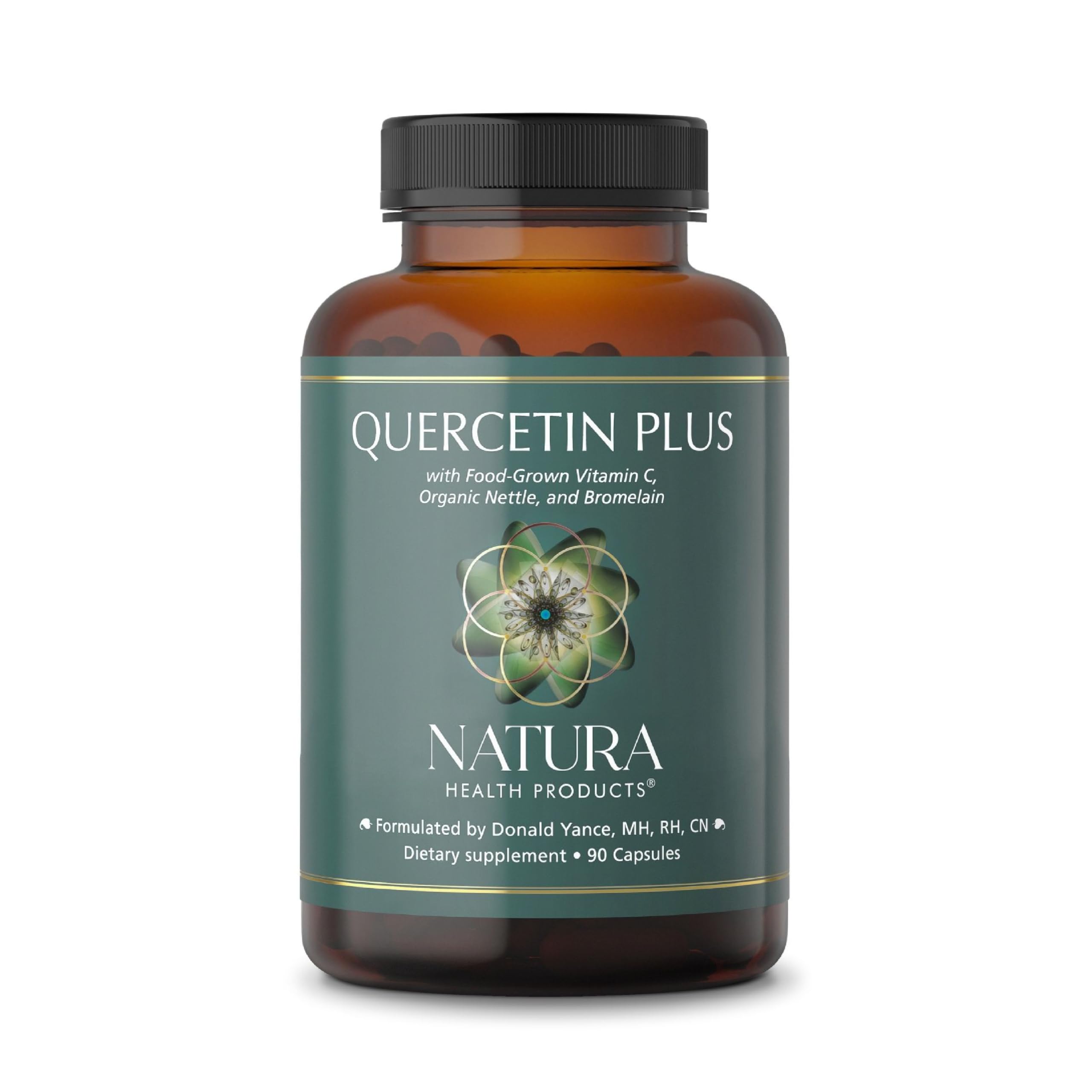 Natura Health Quercetin Plus bottle ready for daily immune support.