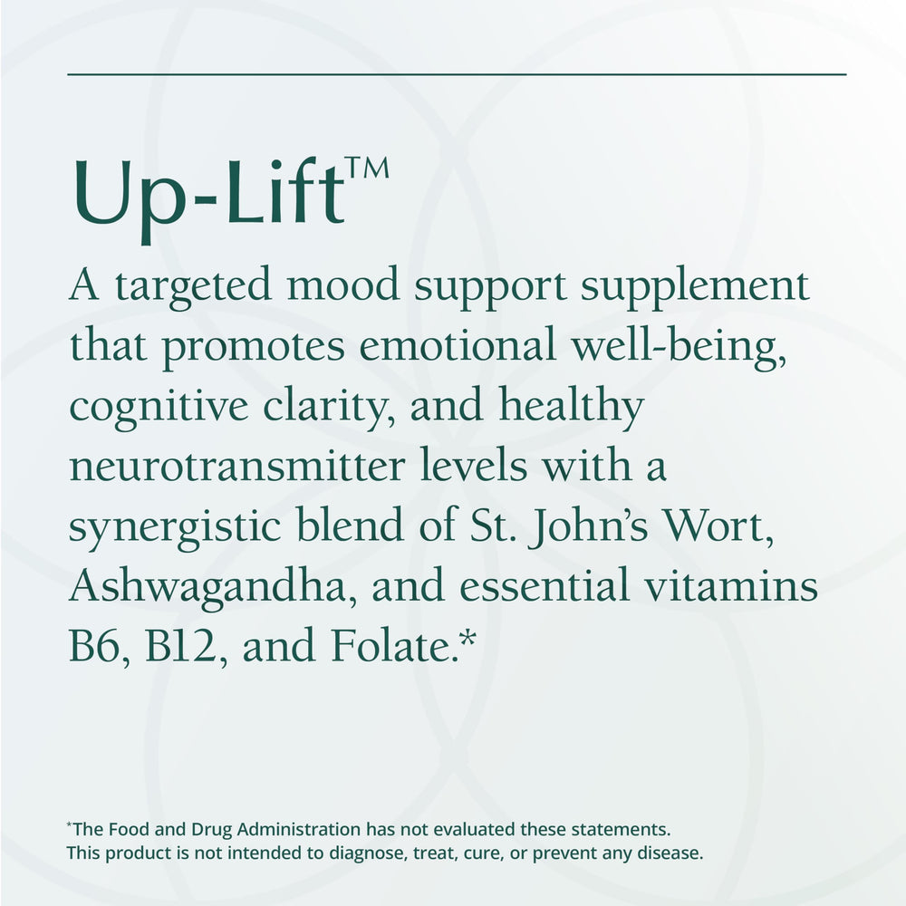 Natura Health Up-Lift side view highlights capsule count and dosage guidance