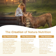 Natura Nutrition lab-tested purity seal on packaging