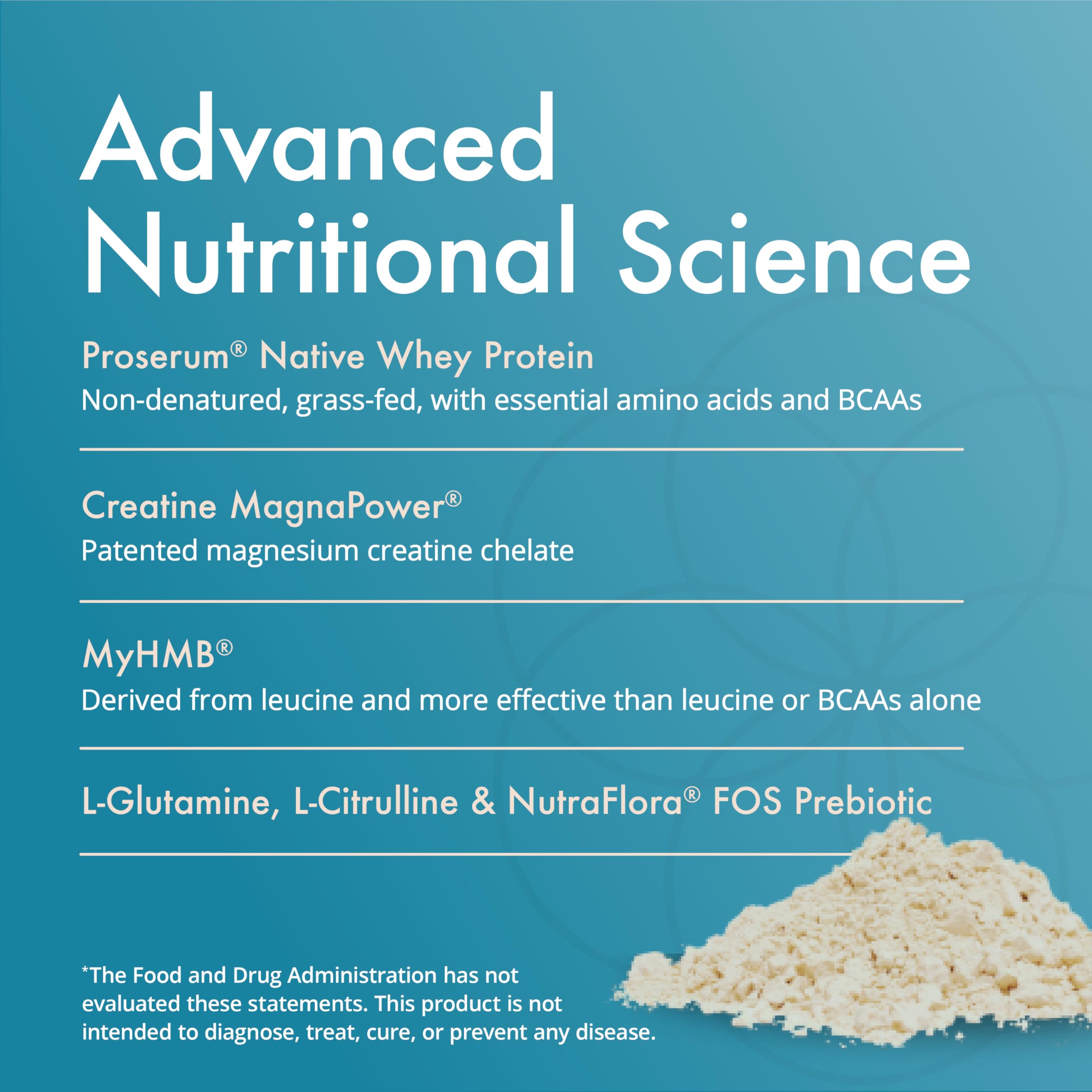 Natura Whey Pro Advantage scoop beside powder for daily protein