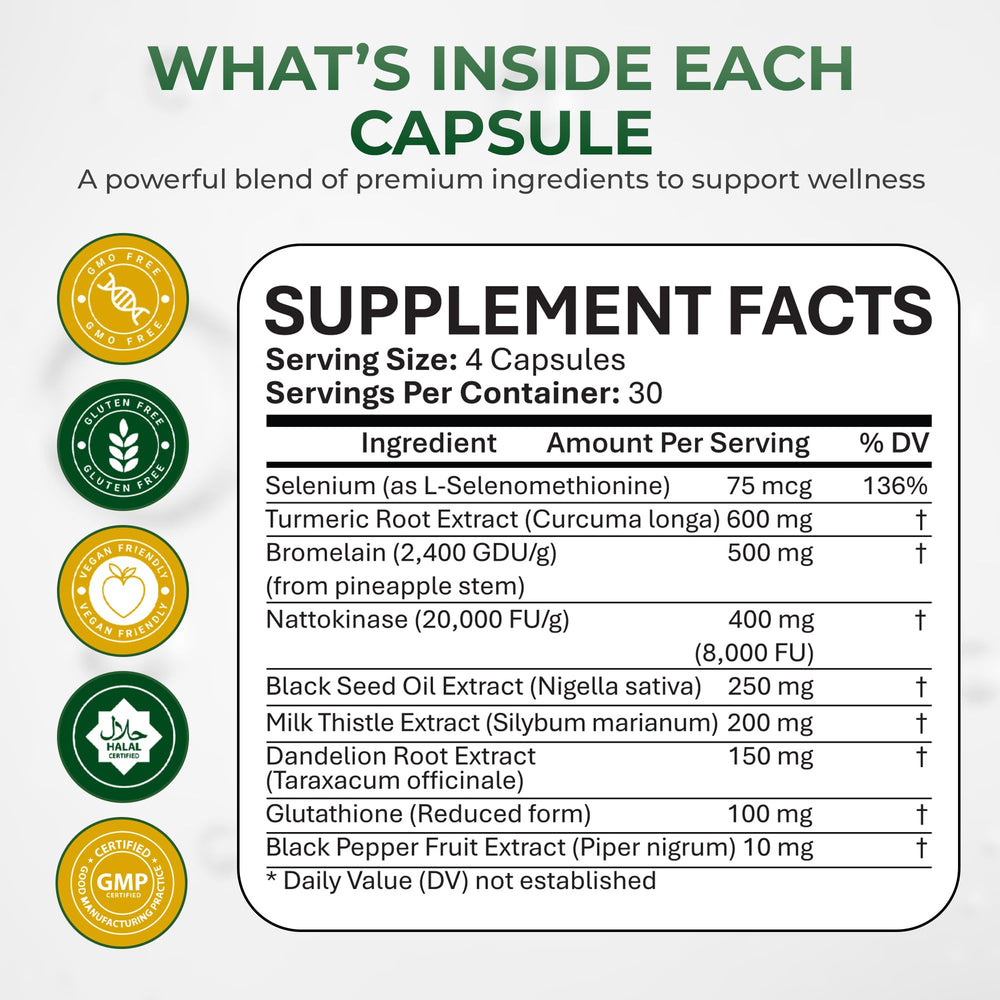 Naturaceuticas 9in1 liver health visual suggests daily balance and vitality