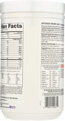 Naturade Sugar Free Weight Gain Powder scoop highlights convenient serving for calorie-dense nutrition.