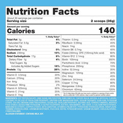 Naturade Total Soy vanilla shake demonstrates quick, convenient meal replacement.