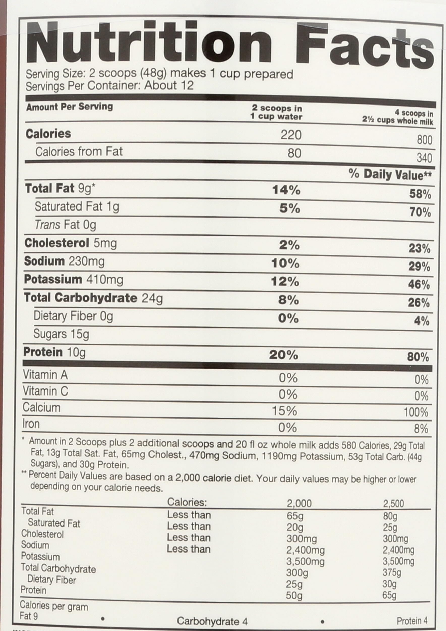 Naturade Weight Gain vanilla shake glass suggests a creamy, tasty calorie boost.