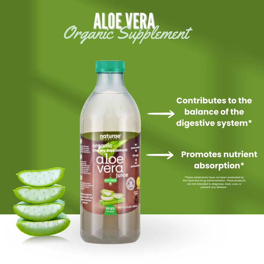Naturae Organic Aloe Vera leaves harvest highlights farm-sourced purity.