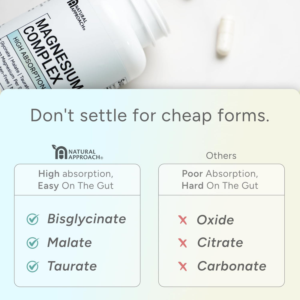 Natural Approach bottle label detail showcasing clean formula.
