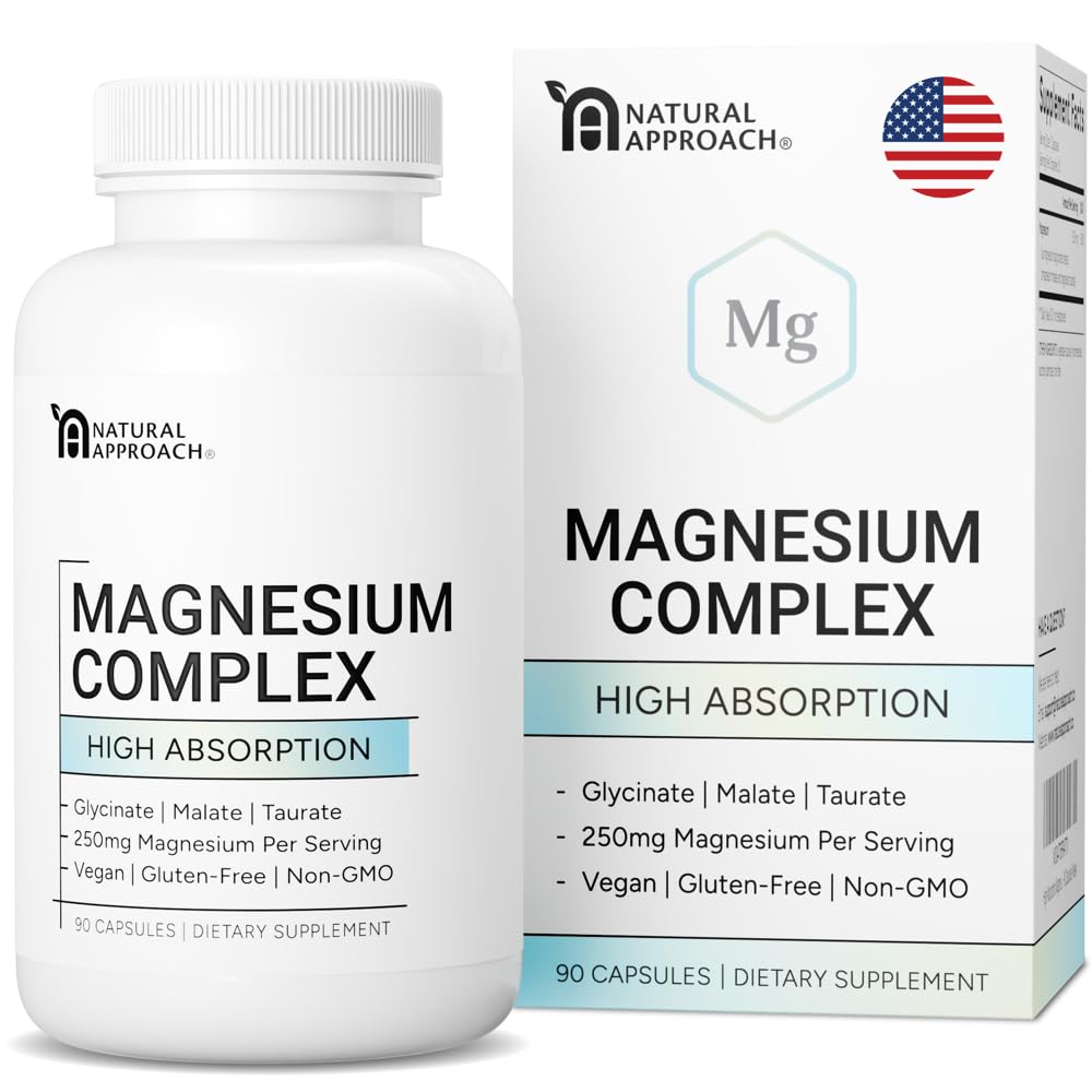 Natural Approach high-absorption magnesium bottle pour for calm evenings.
