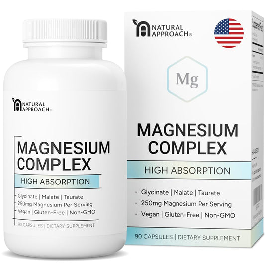 Natural Approach high-absorption magnesium bottle pour for calm evenings.