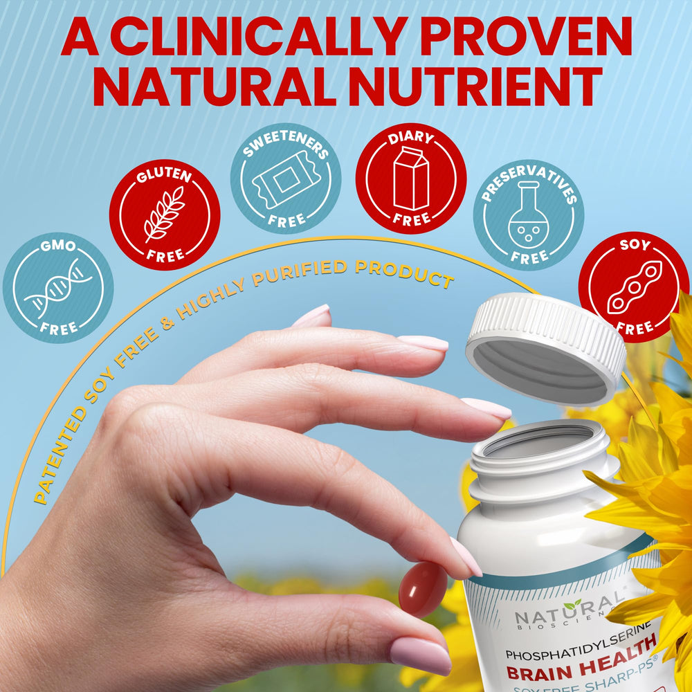Non-GMO label on bottle edge, reinforcing clean, soy-free composition