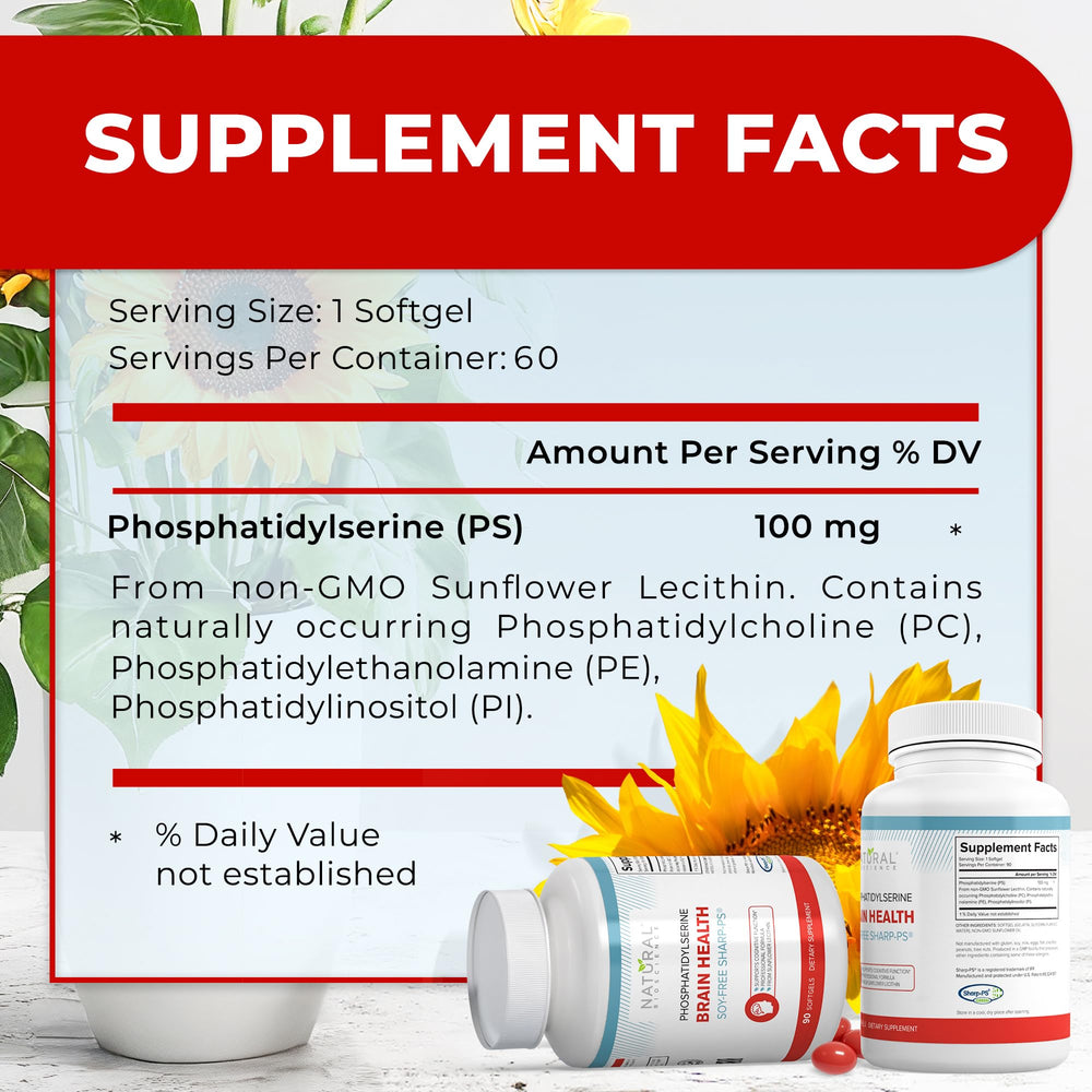 Patented Sharp PS-Green seal close-up, signaling high-purity cognitive support ingredient