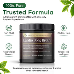Natural Cardiology Institute Cardio Bone Broth blended into smoothie bowls