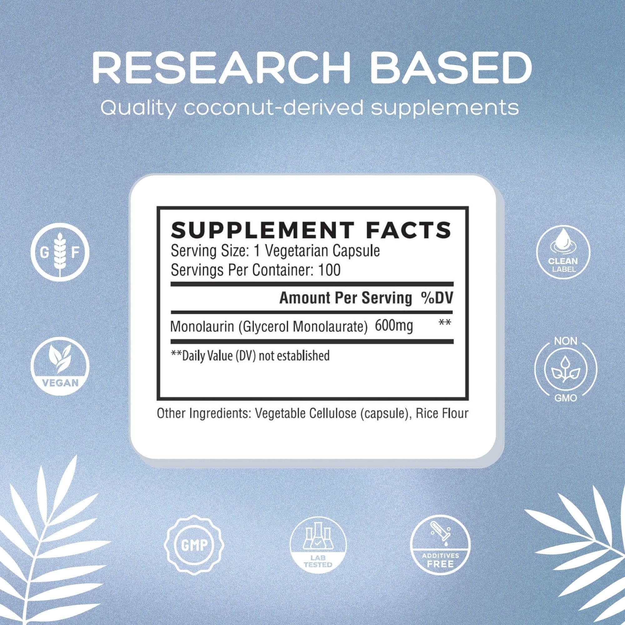 Natural Cure Labs bottle on table featuring premium packaging and information