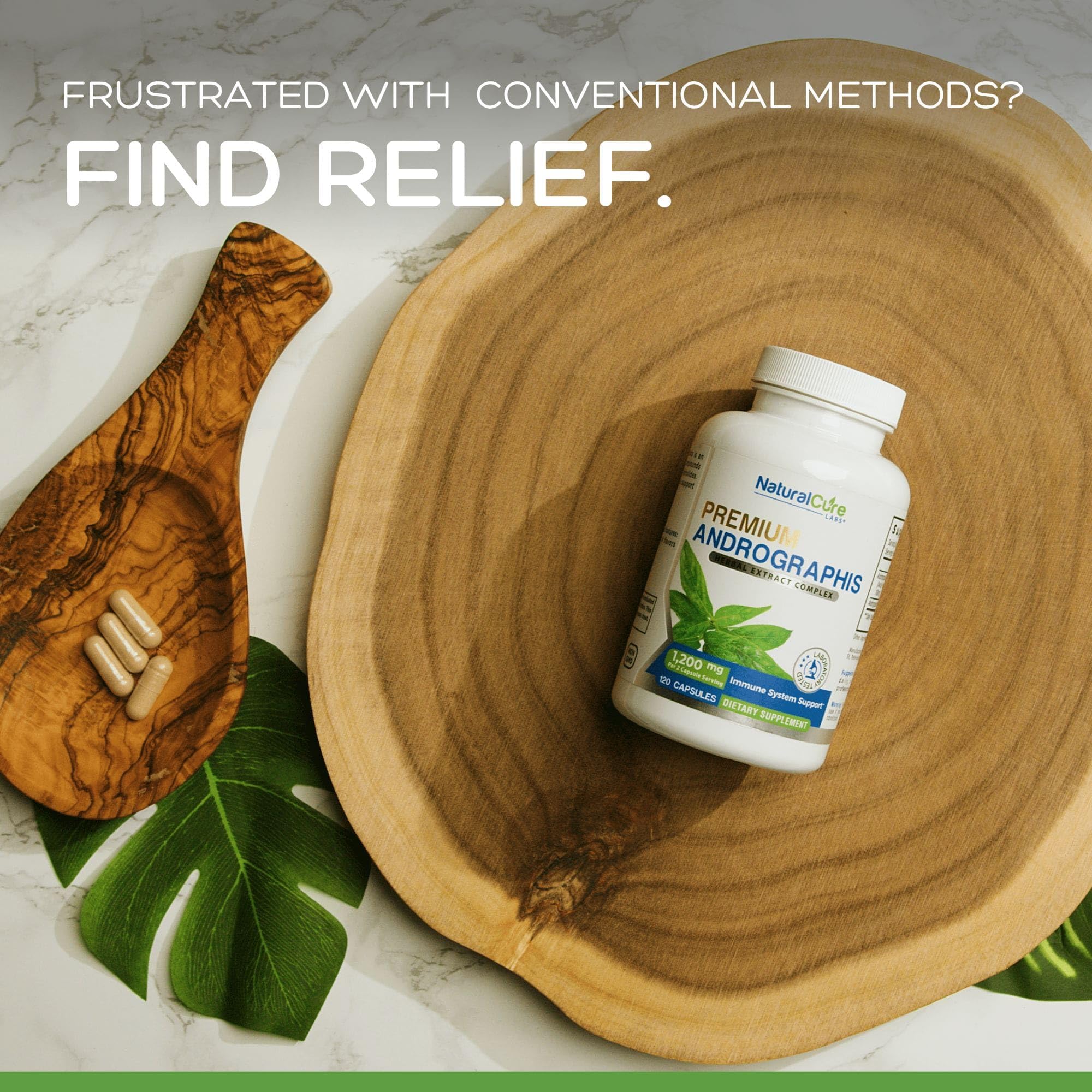 Natural Cure Labs GMP-certified seal on bottle for safety and quality