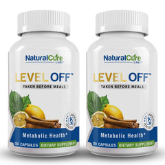 Natural Cure Labs Level Off glucose capsules for post meal balance and steady energy