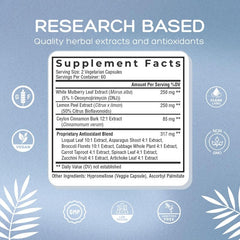 Natural Cure Labs Level Off vegan gluten free seal signals allergy friendly choice