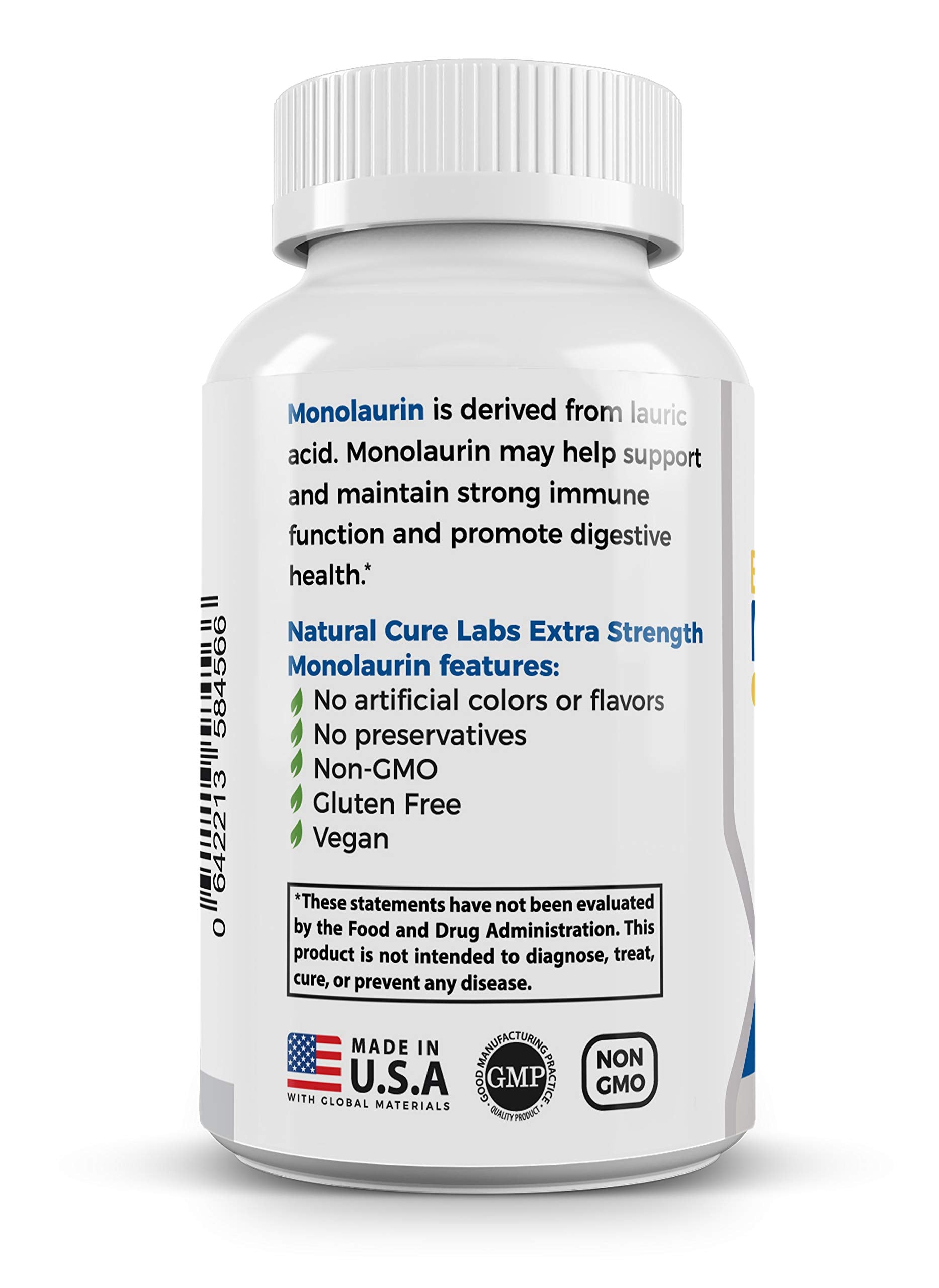 Two-capsule serving illustration shows recommended daily dosage.