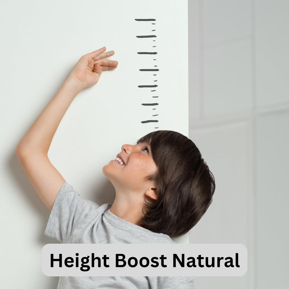 Natural Curves Height Boost collagen hydrolysate focus supports connective tissues in growing bodies