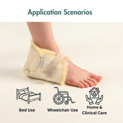 Natural Design heel protectors non-slip underlay keeps guards in place during use.