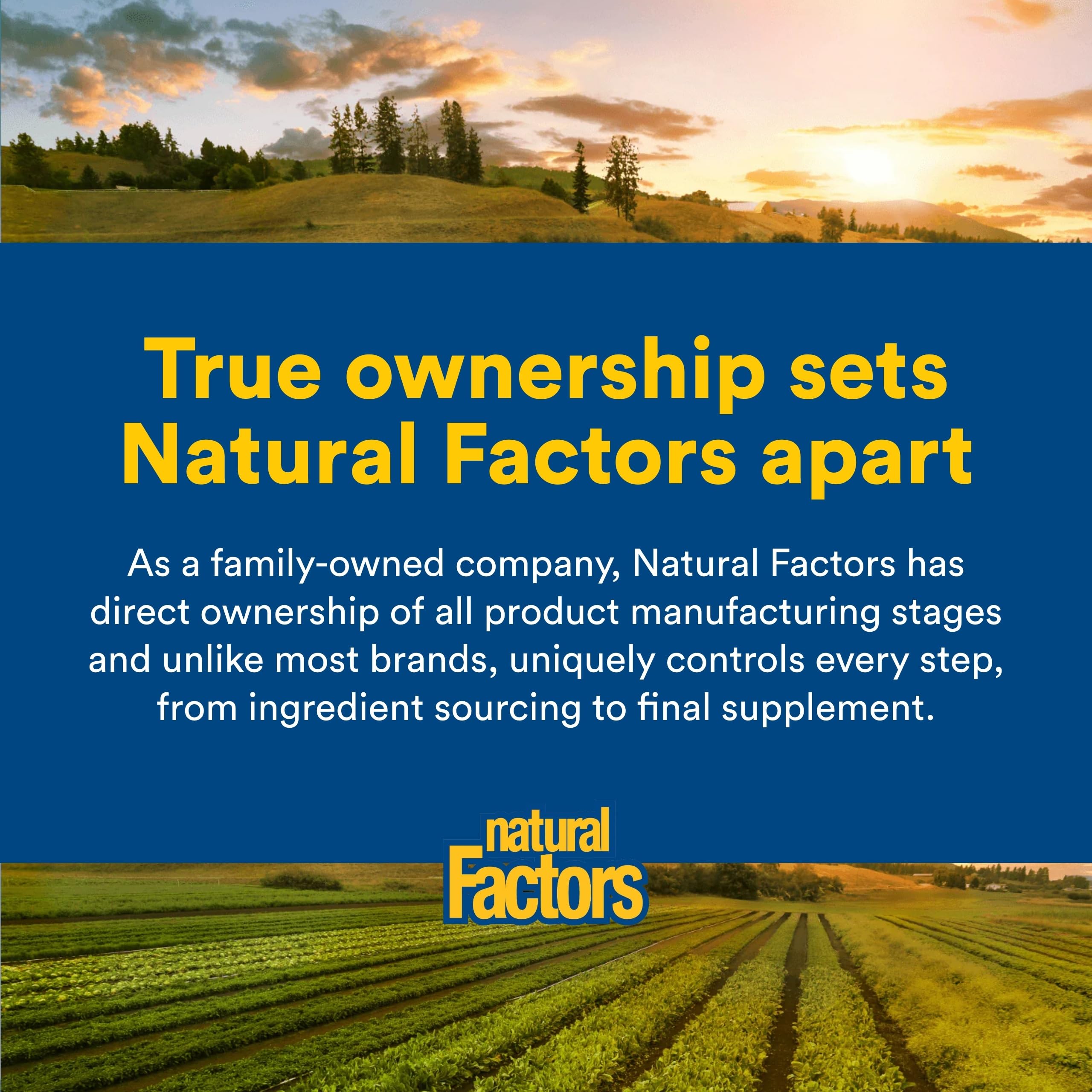 Natural Factors Isura certification seal denotes third-party purity and quality