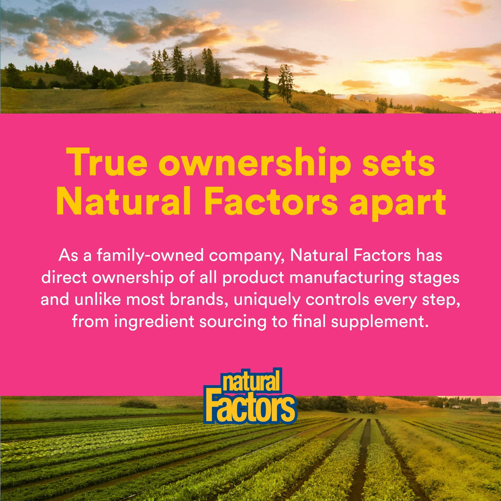 Natural Factors Complete Omega imagery emphasizing EPA and DHA content