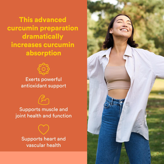 Natural Factors CurcuminRich Theracurmin capsules ready for quick consumption