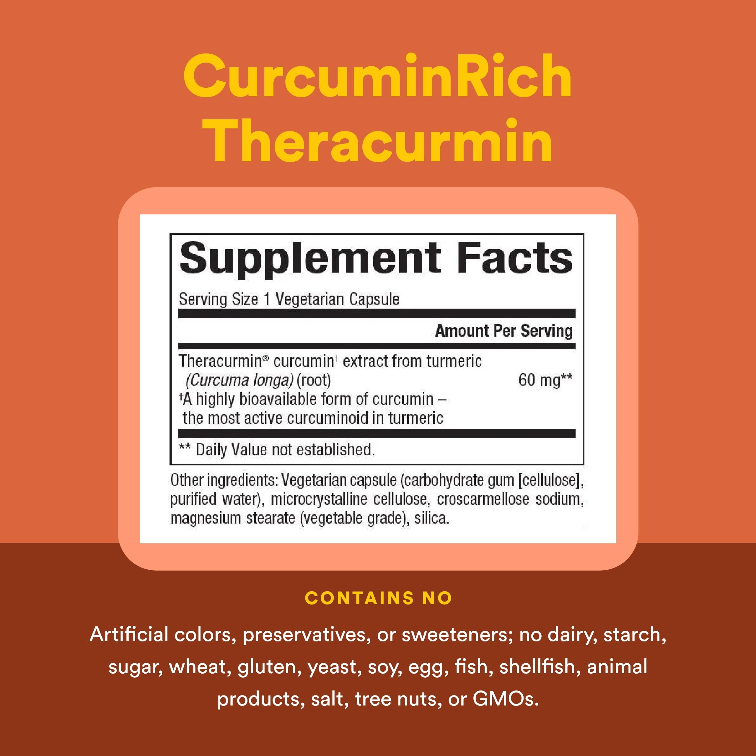 Natural Factors CurcuminRich Theracurmin packaging box displayed for retail appeal