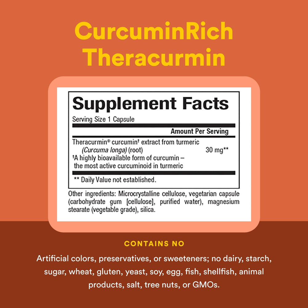 Natural Factors CurcuminRich Theracurmin third-party purity certificate