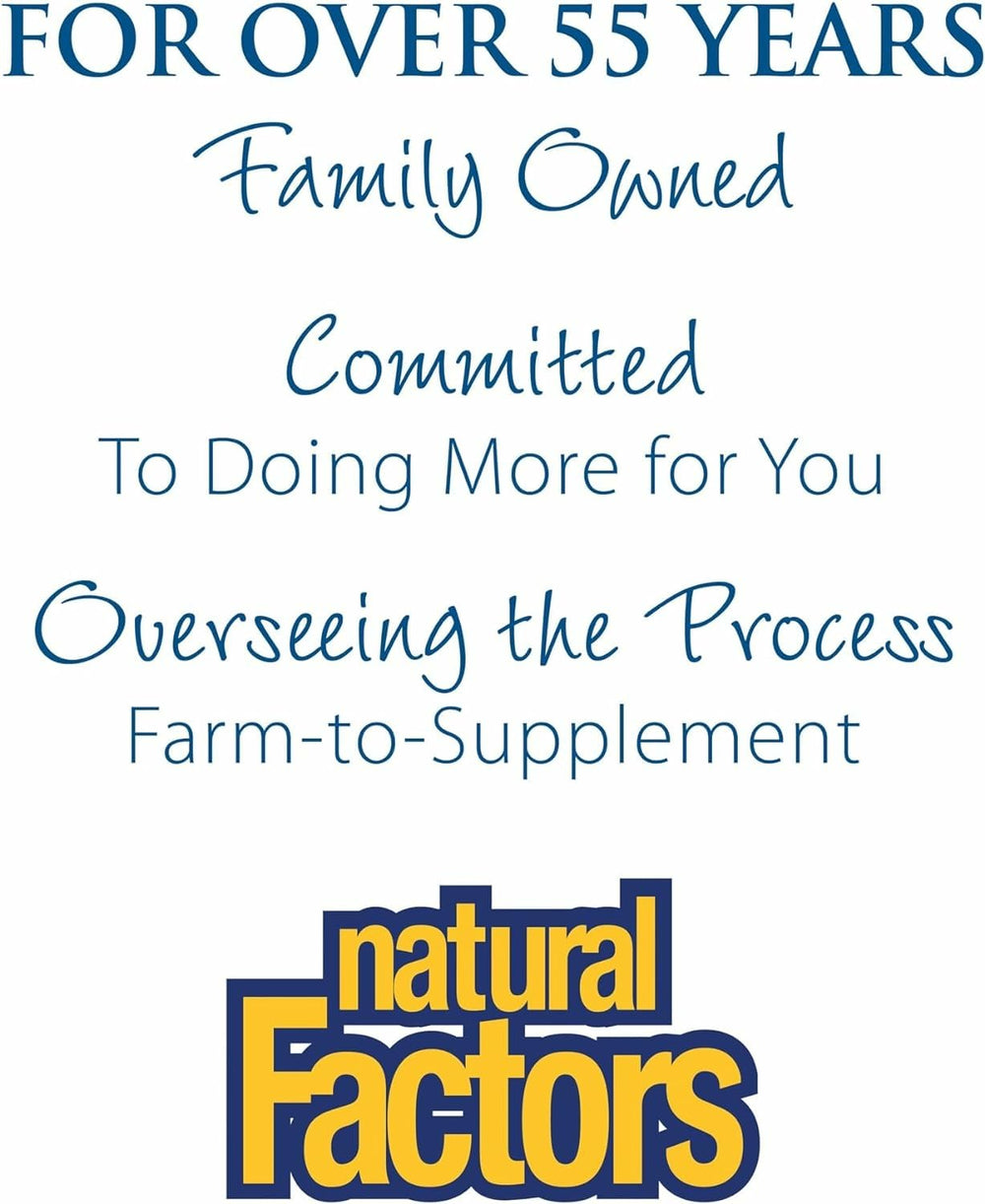 Natural Factors L-Glutamine carbon-neutral manufacturing badge
