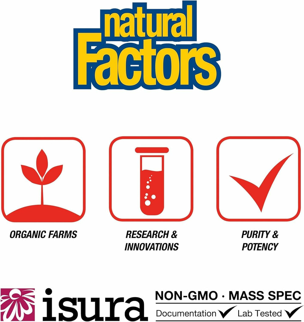 Natural Factors gluten-free icon reinforces a safe option for gluten-free diets