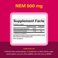 Natural Factors NEM bottle on kitchen counter for daily routine