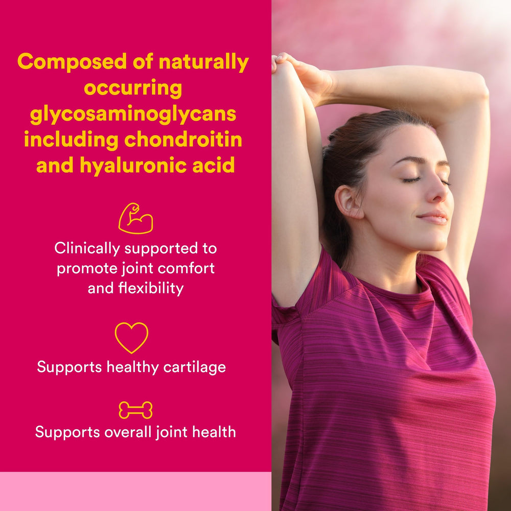 Natural Factors NEM capsules spilled on counter illustrating daily intake