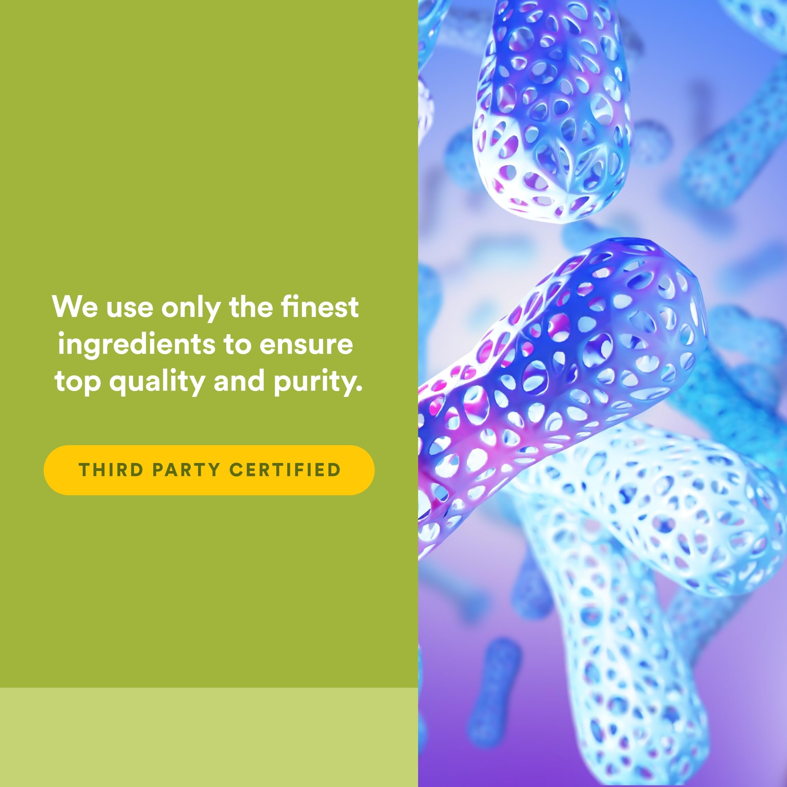 Natural Factors organic farms symbolize high-quality sourcing behind this supplement.