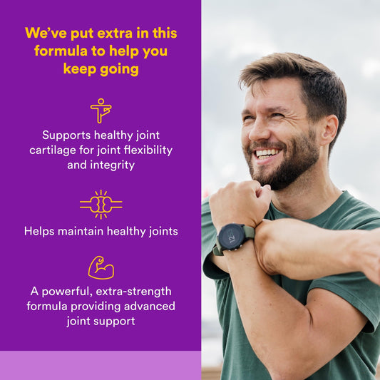 Natural Factors OsteoMove tablets daily-dose demonstrate convenient two-tablet regimen for joint care.