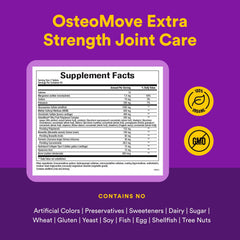 Natural Factors OsteoMove tablets with glucosamine and chondroitin support a potential joint structure.