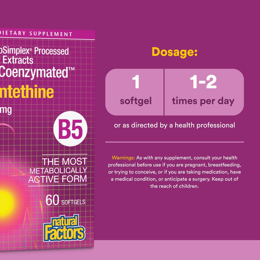 Close-up of Pantethine active-form capsules for enhanced absorption visuals