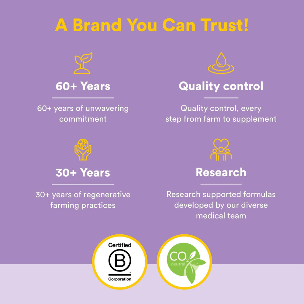 Brand logo image reinforces trusted Natural Factors quality.