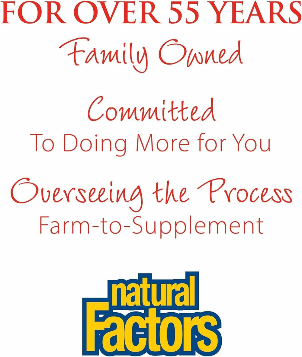Natural Factors soy-free icon confirms allergen-free formula