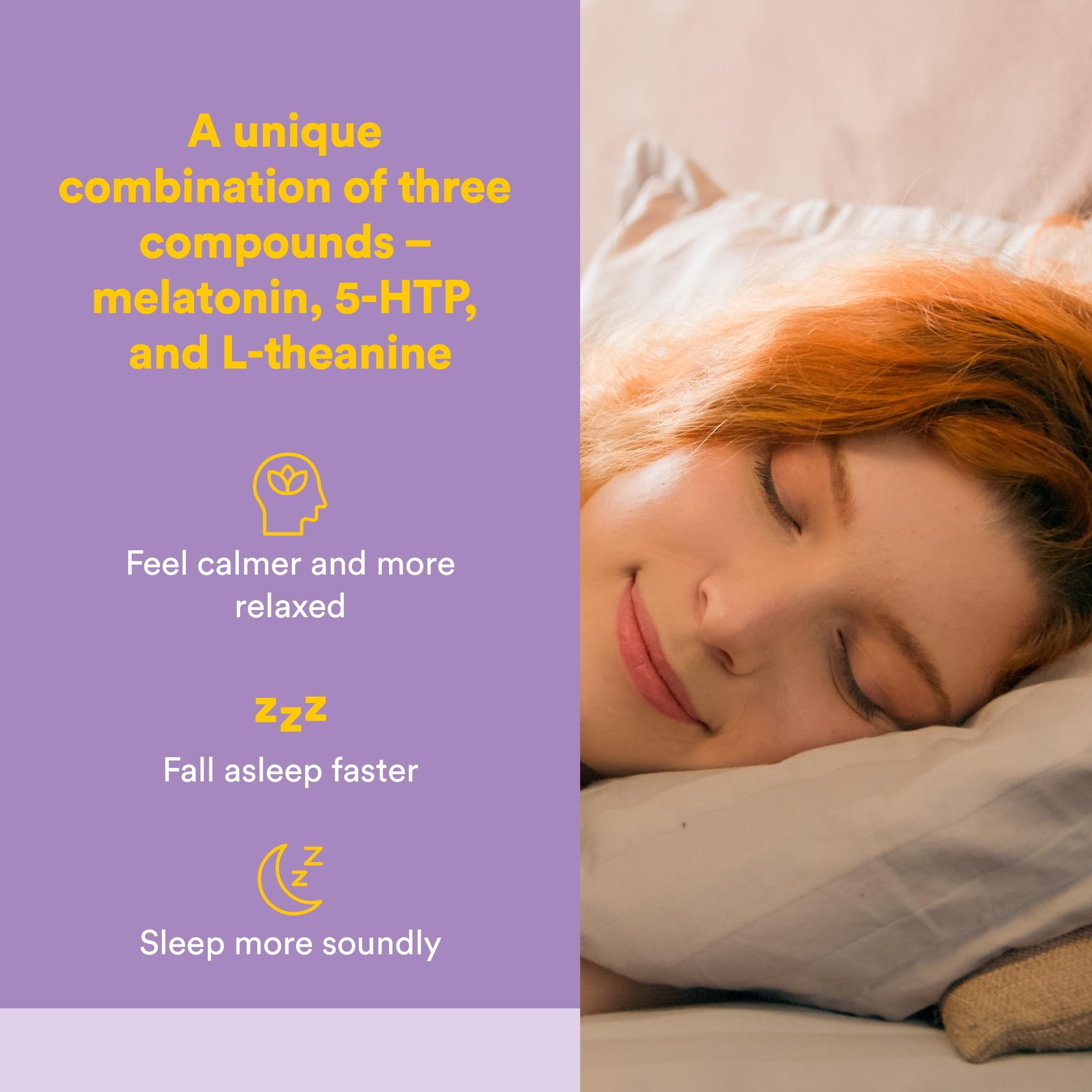 Natural Factors Stress-Relax Tranquil Sleep softgels closeup, smooth texture for nightly routines.