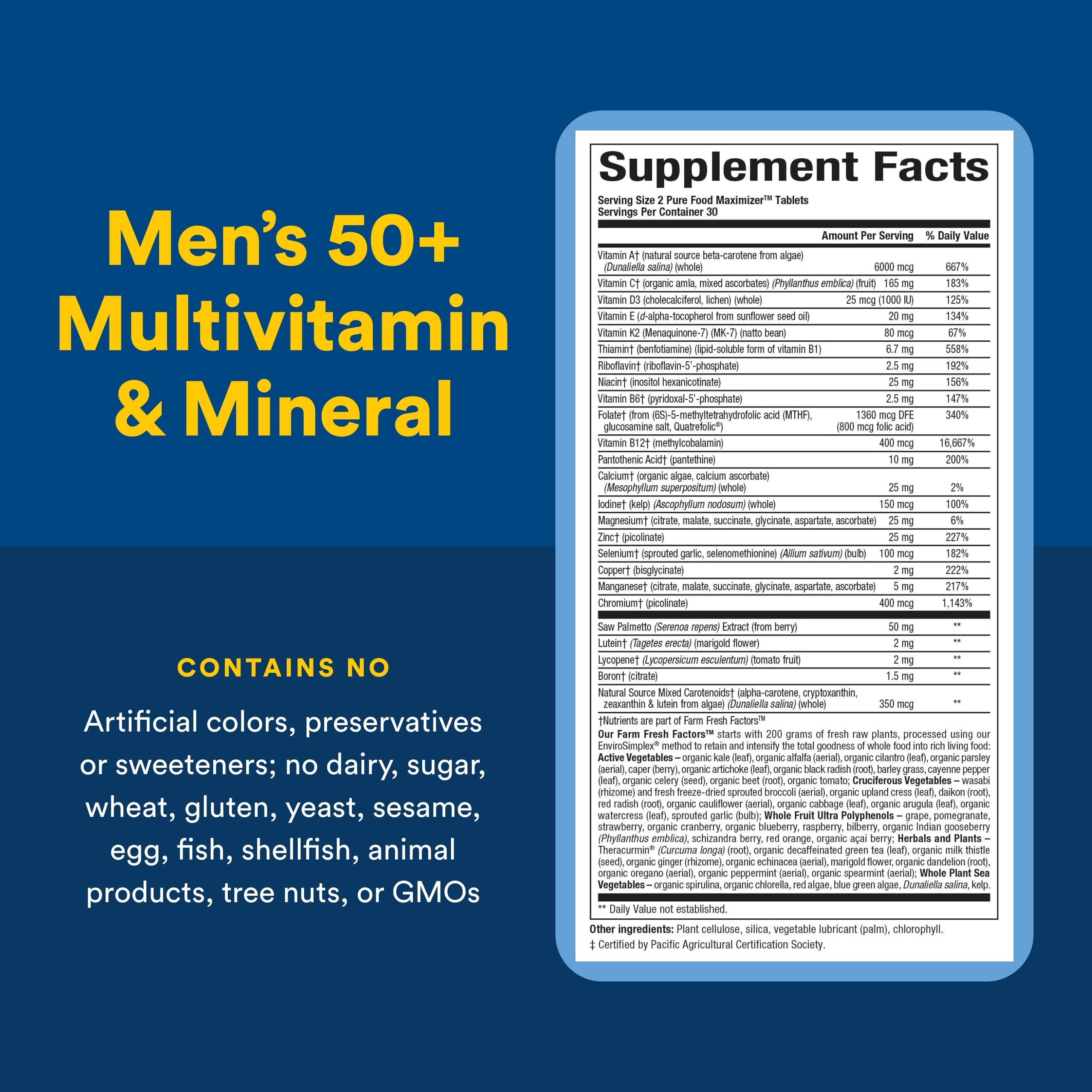 Natural Factors tablets close-up showing compact size for daily use