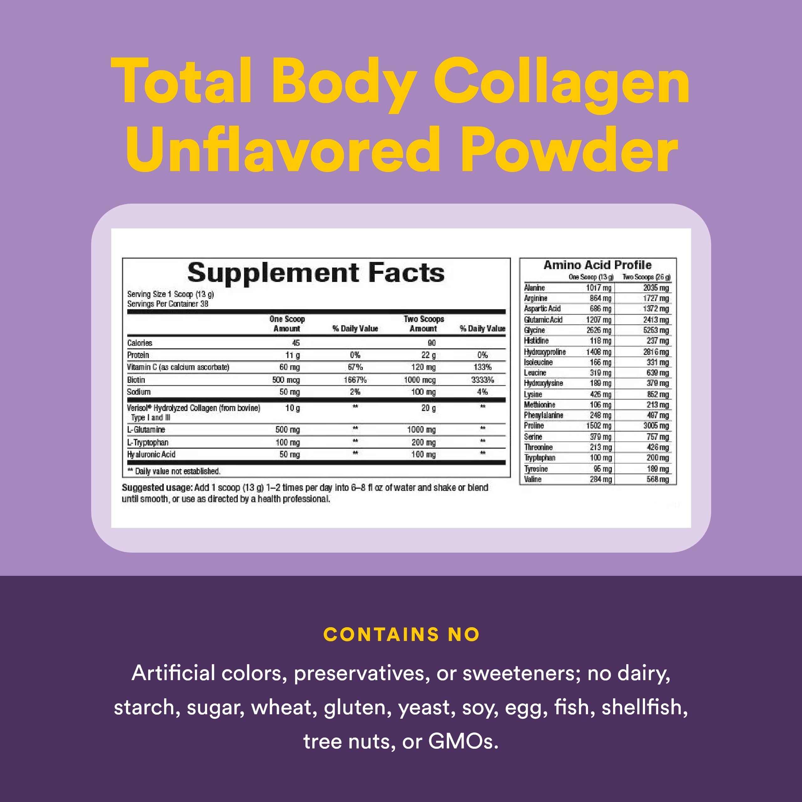 Total Body Collagen bottle on the kitchen counter ready for daily routine.