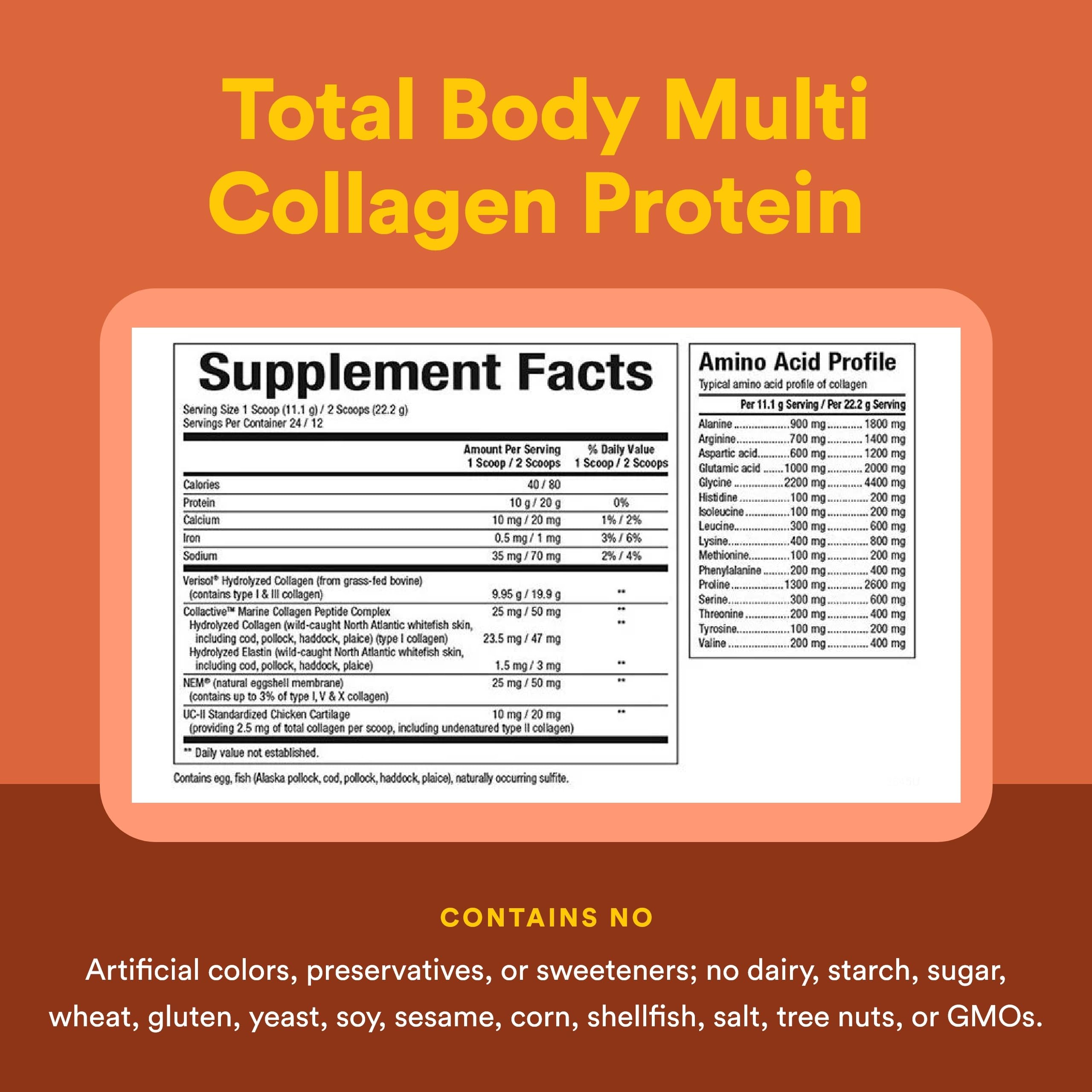 Natural Factors Total Body Multi Collagen bottle on counter for everyday use