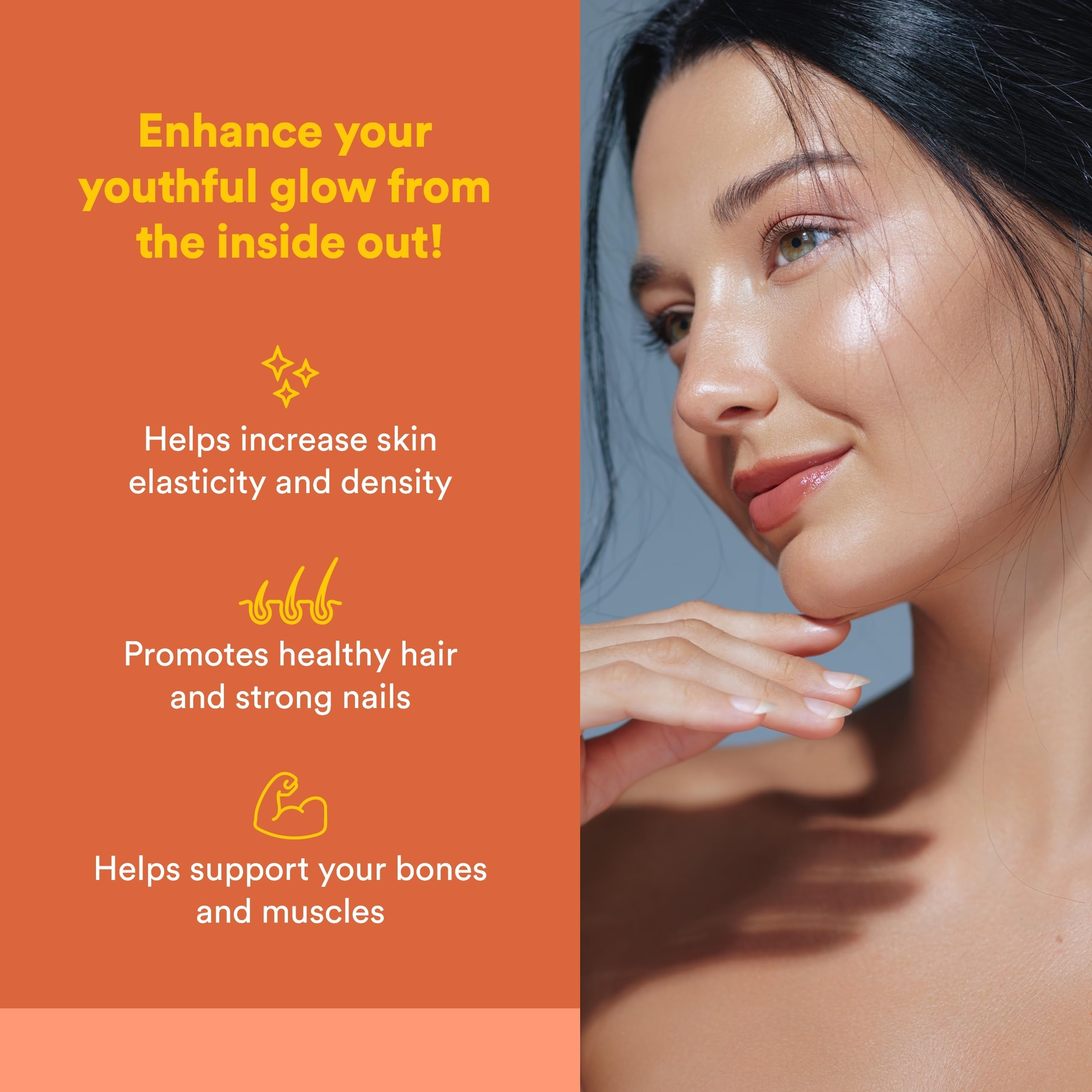 Natural Factors Total Body Multi Collagen dissolving in water suggests easy mixability for daily hydration